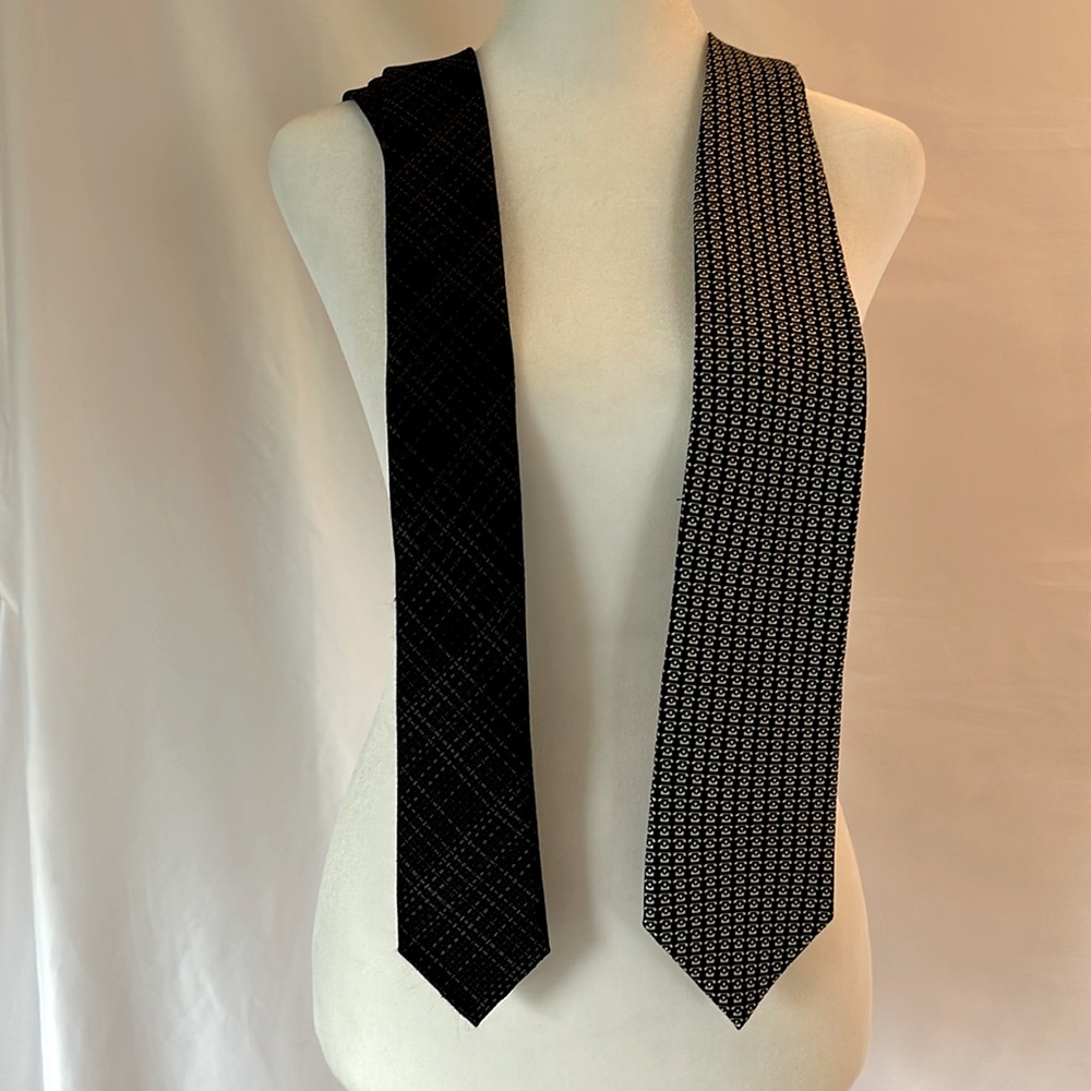Alfani and Structure Men’s Black Neck Tie